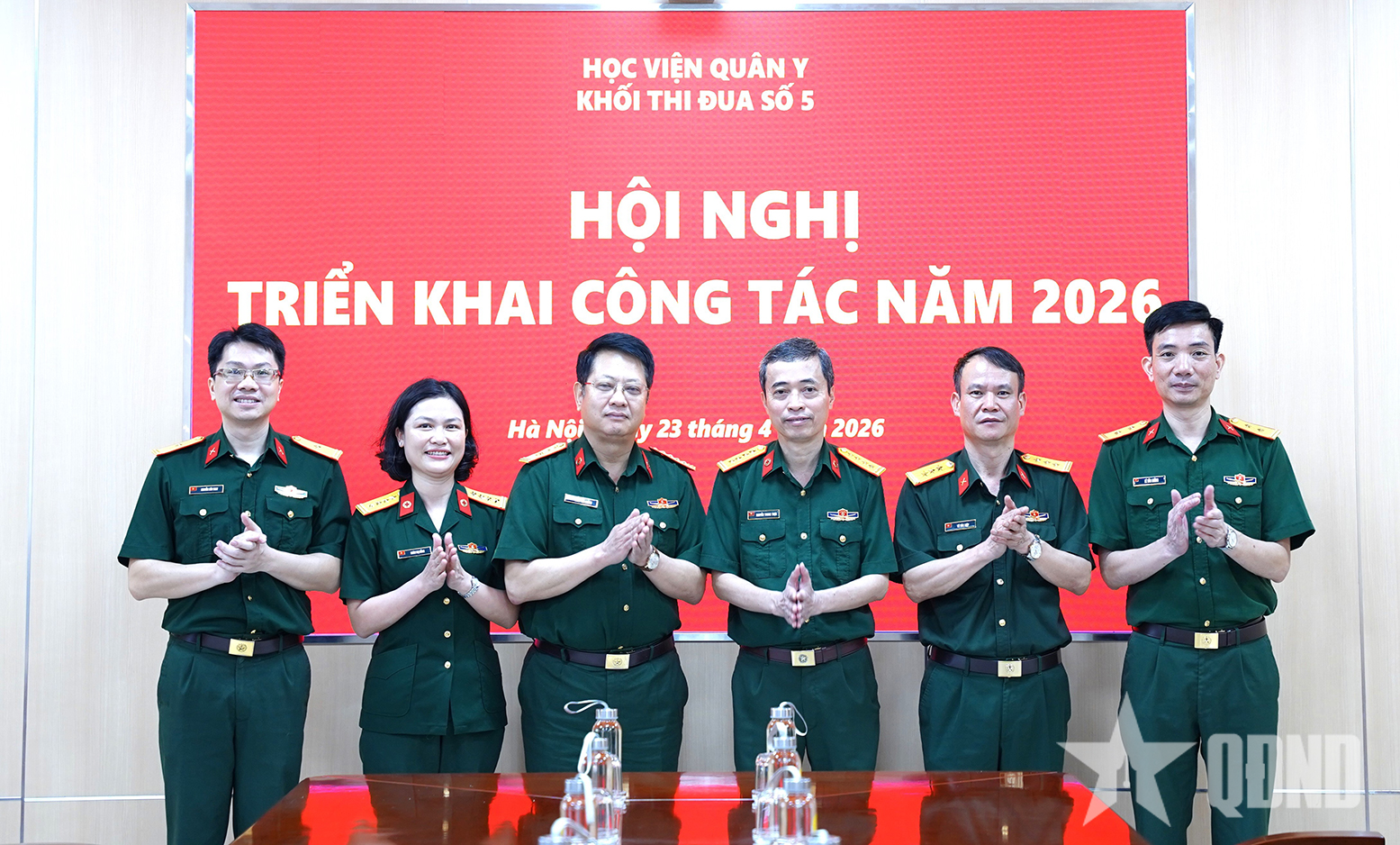 Công bố quyết định thành lập Khối thi đua số 5, Học viện Quân y

